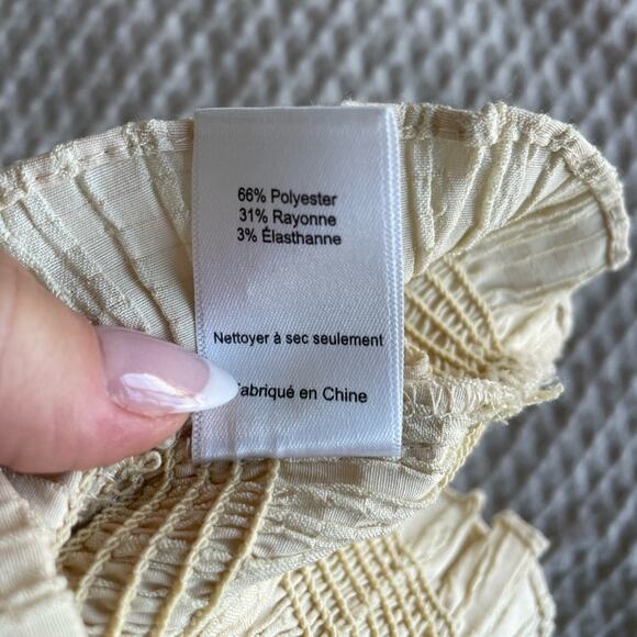 Astr The Label Twiggy Smocked Top Size Small - Picture 11 of 14